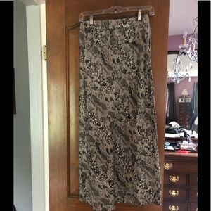 Free people snake maxi skirt